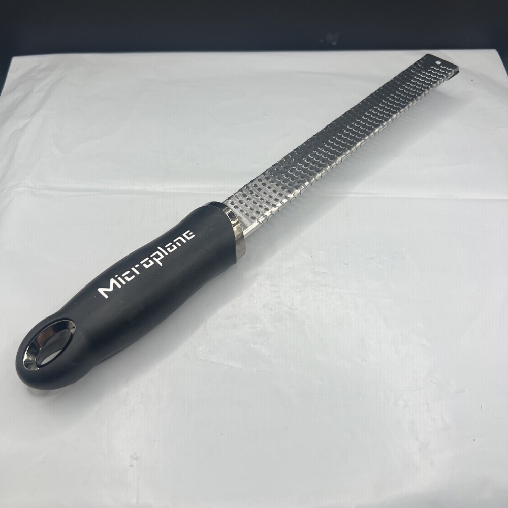 Microplane Premium Classic Zester Grater 8 in  Stainless Steel Blade Made In USA